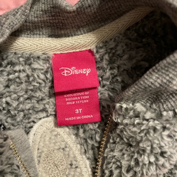 Disney Minnie Mouse Gray 3 Piece Shirt/Pants/Jacket Set - Size Toddler 3T - Picture 8 of 11